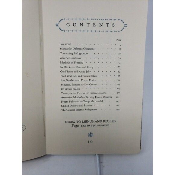Electric Refrigerator Recipes and Menus Cookbook 1928 General Electric GE - Picture 8 of 16